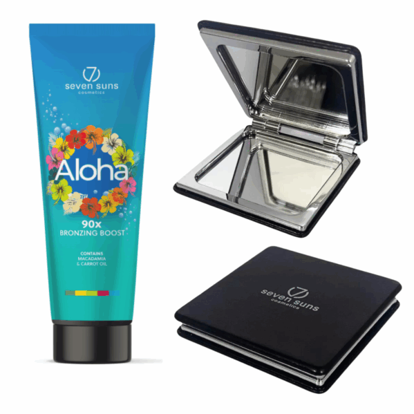 7suns Aloha Bronzer 90x Bronzing Boost 250ml + Podwójne Lusterko Gratis