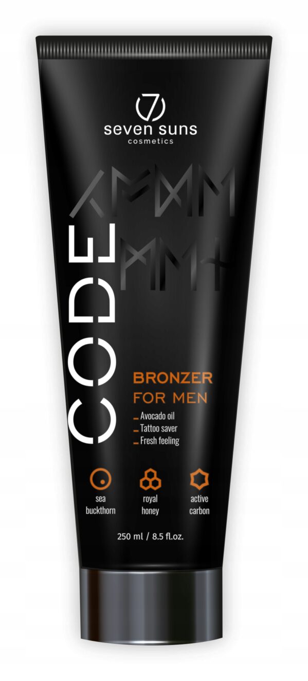 7suns Code Bronzer Dla Mężczyzn 250ml + Podwójne Lusterko Gratis - obrazek 2