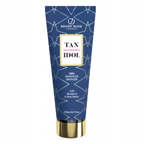 7suns Tan Idol 200x Mega Mocny Bronzer Golden Edit + Podwójne Lusterko Gratis - obrazek 2