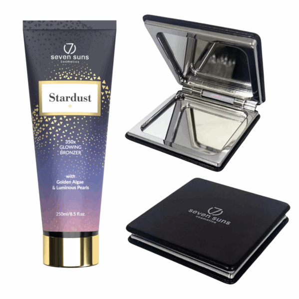7suns Stardust Bronzer Rozświetlający 250ml + Podwójne Lusterko Gratis
