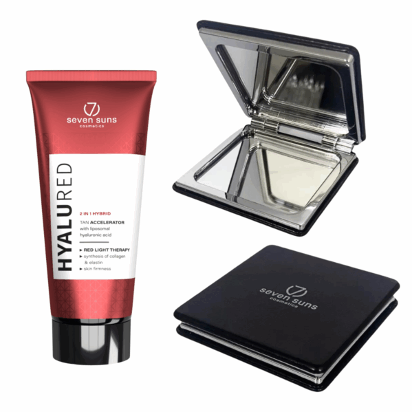 7suns HyaluRed Przyspieszacz Opalania Hialuronowy  + Podwójne Lusterko Gratis