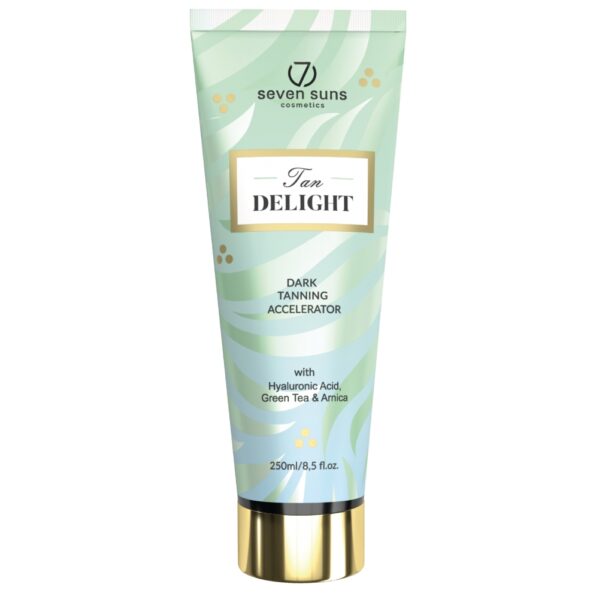 7suns Tan Delight Accelerator Dark Tanning 250ml + Podwójne Lusterko Gratis - obrazek 2