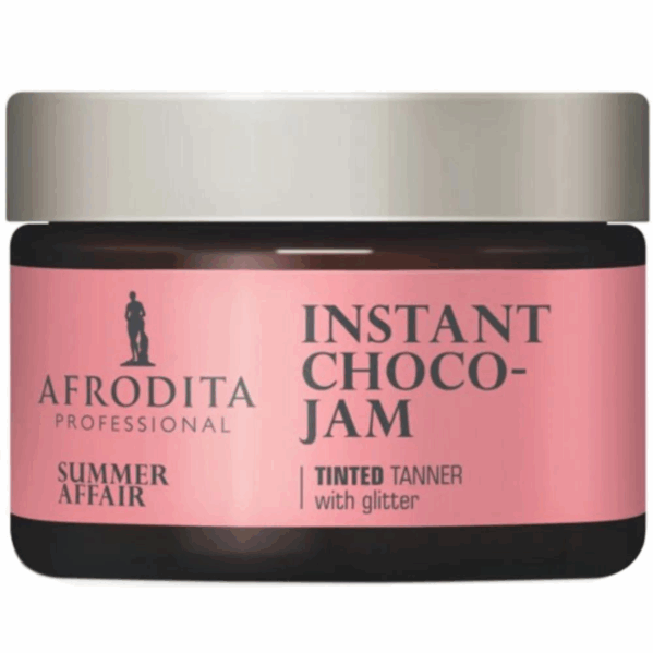 Afrodita Instant Choco-Jam Dżem Do Opalania Z Brokatem 200ml