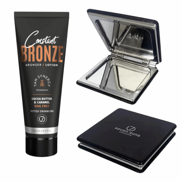 7suns Constant Bronze Bronzer Lotion 250ml + Podwójne Lusterko Gratis