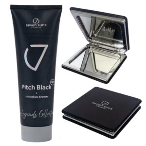 7suns Pitch Black Ultra Ciemny Bronzer 250ml  + Podwójne Lusterko Gratis