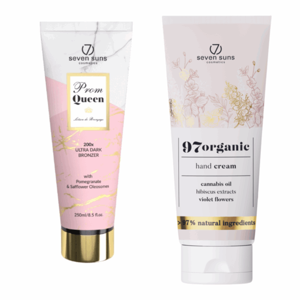 7suns Prom Queen Ultra Dark Bronzer Golden Edition + Krem Do Rąk 75ml Gratis