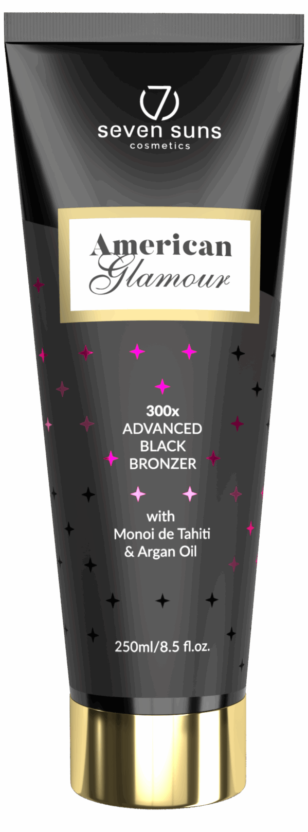 7suns American Glamour Mocny Bronzer 250ml + Krem Do Rąk 75ml Gratis - obrazek 2