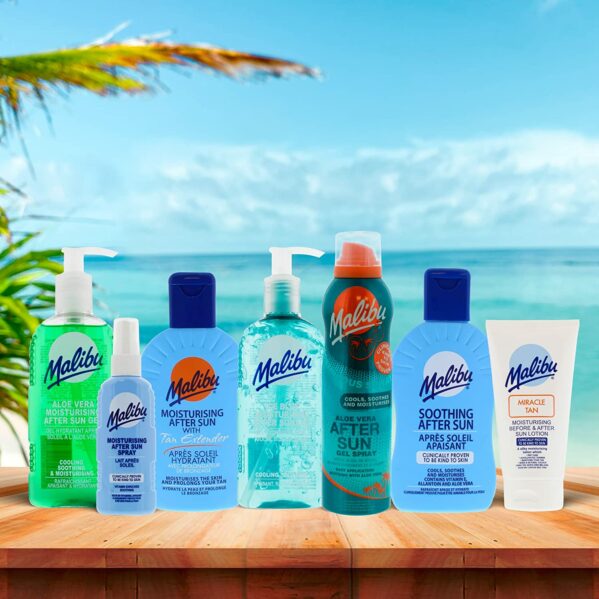 Malibu After Sun Lotion Balsam Po Opalaniu 100ml x2szt - obrazek 3