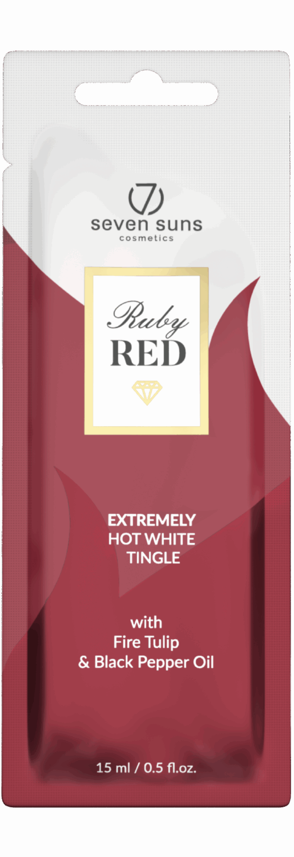7suns Ruby Red Extremely Hot White Tingle x10szt