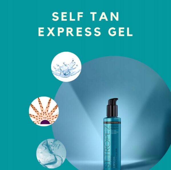 St.Tropez Tan Self Express Gel 200ml + Rękawica - obrazek 9