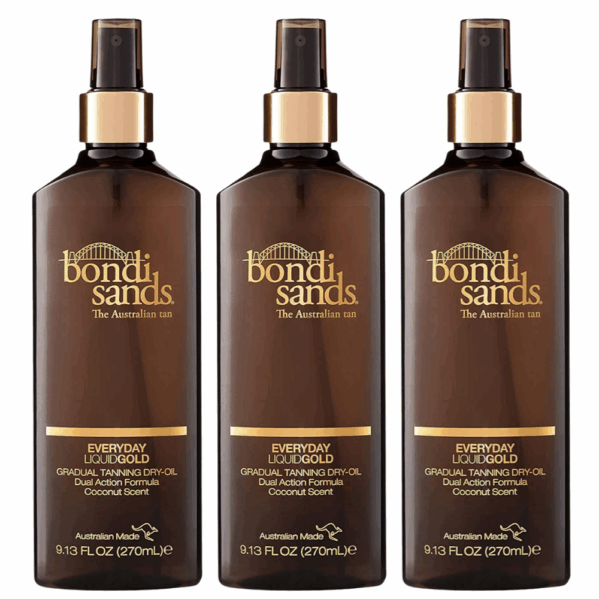 Bondi Sands Liquid Gold Olejek Samoopalający x3szt