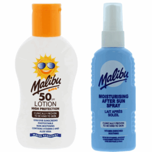 Malibu Balsam Dla Dzieci SPF50 100ml + Spray Po Opalaniu 100ml