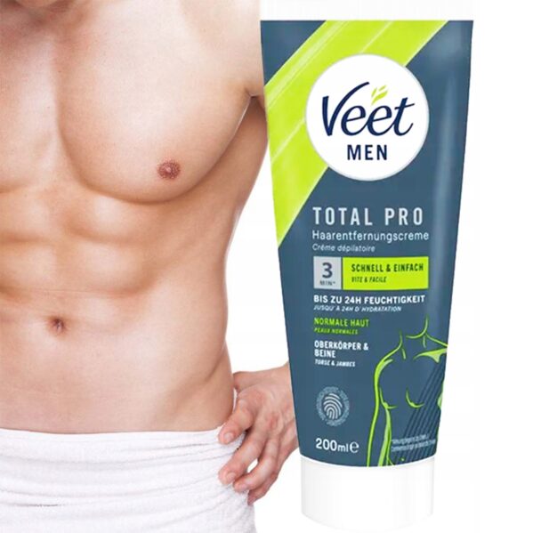 Krem do depilacji KLATKI PIERSIOWEJ dla mężczyzn VEET FOR MEN TOTAL PRO