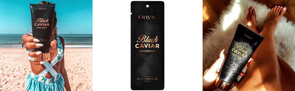 Bronzer do opalania BALSAM do ciała SOLARIUM ONYX BLACK CAVIAR Próbka 5ML - obrazek 5