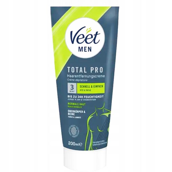 Krem do depilacji KLATKI PIERSIOWEJ dla mężczyzn VEET FOR MEN TOTAL PRO - obrazek 2