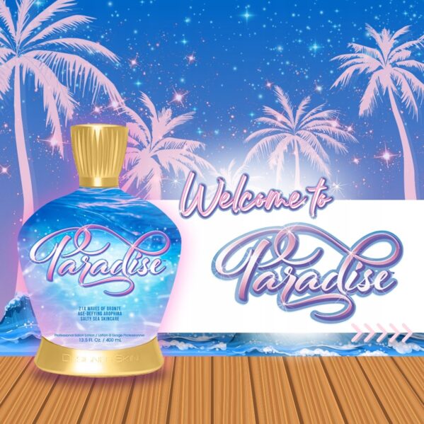 BALSAM do OPALANIA SOLARIUM Designer Paradise DHA Bronzer Witamina C 400 ml - obrazek 4