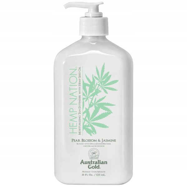 BALSAM PO OPALANIU Hemp Nation Pear Tan Extender GRUSZKA JAŚMIN masło shea 532ml