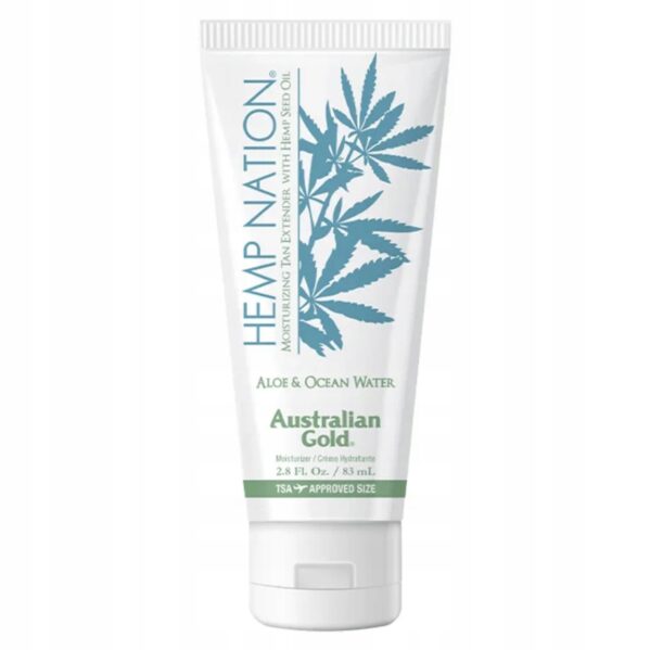 Krem przedłużający OPALENIZNĘ Australian Gold Hemp Nation ALOES WODA MORSKA