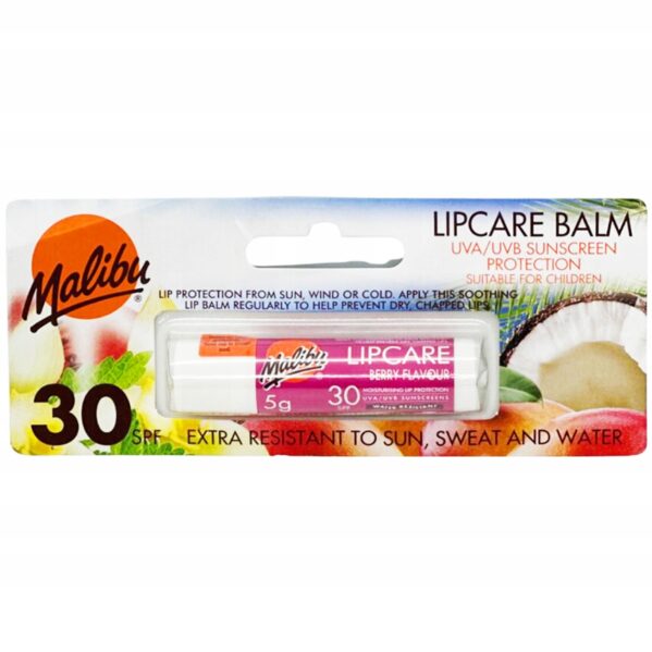 POMADKA balsam do ust Ochronna Malibu JAGODOWA SPF30 Berry Lip Care - obrazek 6