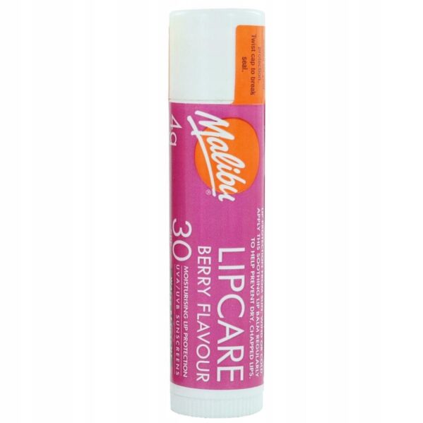 POMADKA balsam do ust Ochronna Malibu JAGODOWA SPF30 Berry Lip Care - obrazek 3
