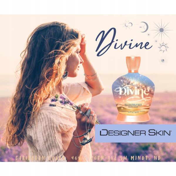 BALSAM do OPALANIA solarium Designer Skin Divine KWIATOWY OWOCOWY 400ml - obrazek 3
