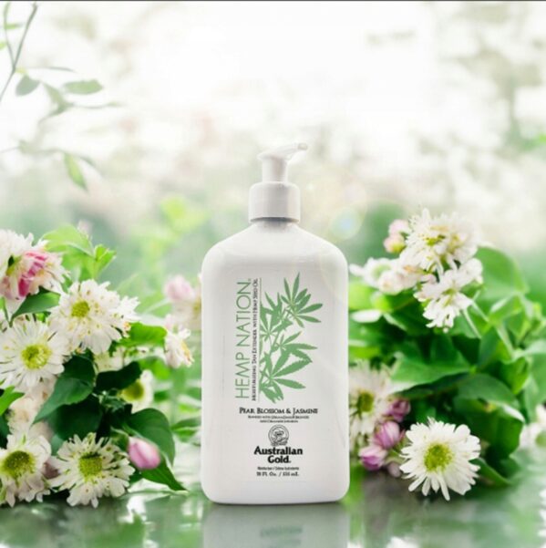 BALSAM PO OPALANIU Hemp Nation Pear Tan Extender GRUSZKA JAŚMIN masło shea 532ml - obrazek 2