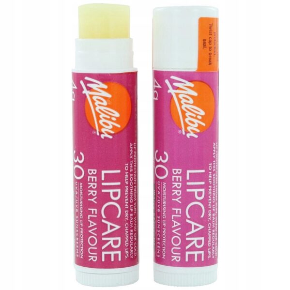 POMADKA balsam do ust Ochronna Malibu JAGODOWA SPF30 Berry Lip Care - obrazek 4