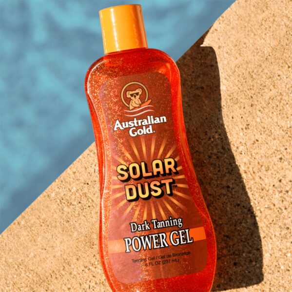 Australian Gold Solar Dust Żel Bronzer do Opalania złociste płatki 226ml - obrazek 5