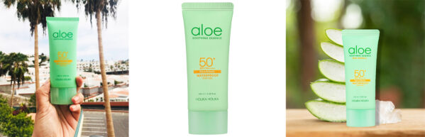 Holika Holika Aloe Waterproof Sun Gel SPF50 70ml - obrazek 8
