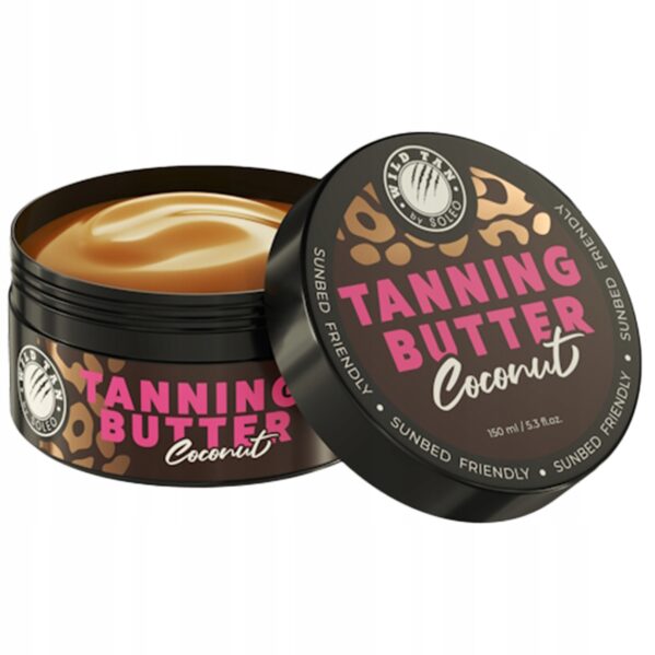 Masło do opalania KOKOSOWE Wild Tan Coconut Tanning Butter słoik 150ml - obrazek 3