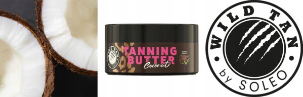 Masło do opalania KOKOSOWE Wild Tan Coconut Tanning Butter słoik 150ml - obrazek 6