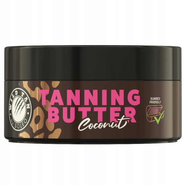 Masło do opalania KOKOSOWE Wild Tan Coconut Tanning Butter słoik 150ml - obrazek 2