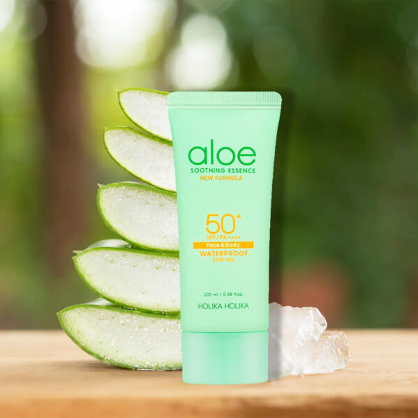 Holika Holika Aloe Waterproof Sun Gel SPF50 70ml - obrazek 5