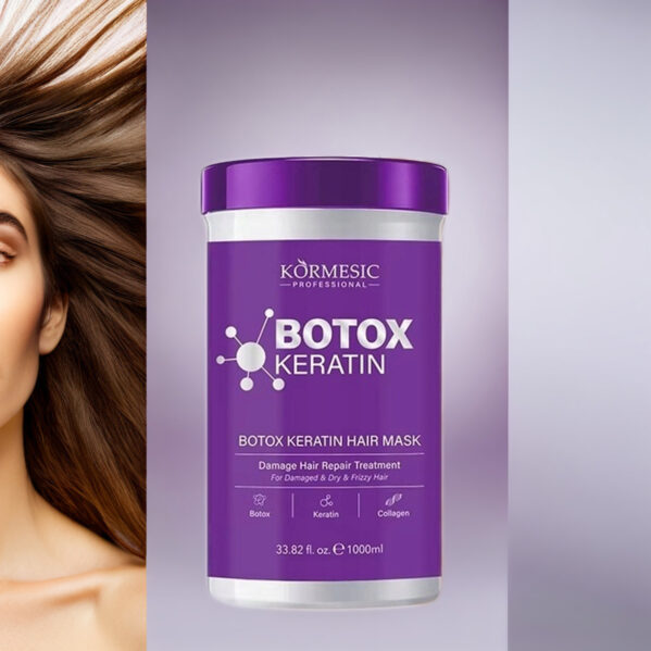 Maska do włosów z KERATYNĄ KOLAGENEM - Keratin Kormesic 1000 ml - obrazek 4