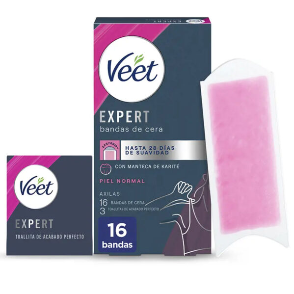 Plastry z woskiem do Depilacji Pach Veet Expert 16 szt. - obrazek 3