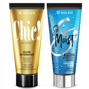 SOLEO CHIC 150ml PRZYSPIESZACZ OPALANIA + BALSAM PO OPALANIU 150ml