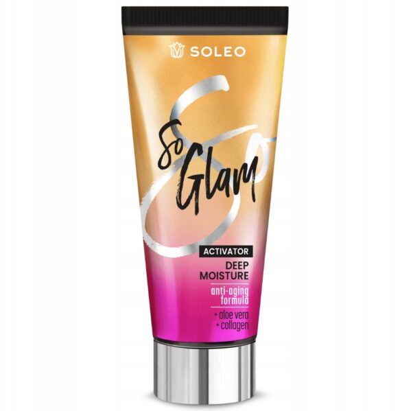 SOLEO SO GLAM 150ml PRZYSPIESZACZ OPALANIA + BALSAM PO OPALANIU 150ml - obrazek 3