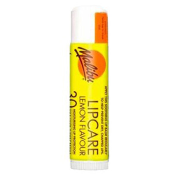 Malibu Lip Care Balm SPF30 Pomadka Balsam Do Ust Lemon 9064 - obrazek 2