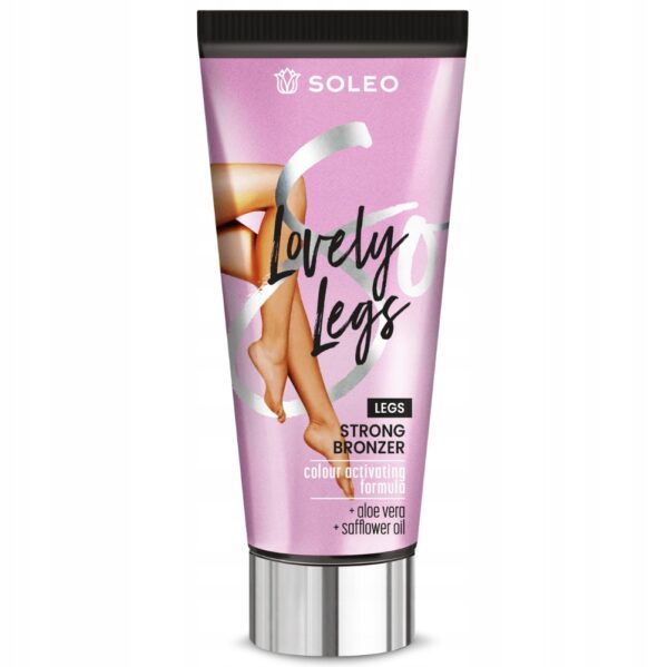 SOLEO LOVELY LEGS 135ml MOCNY BRONZER DO NÓG + BALSAM PO OPALANIU 15 - obrazek 3