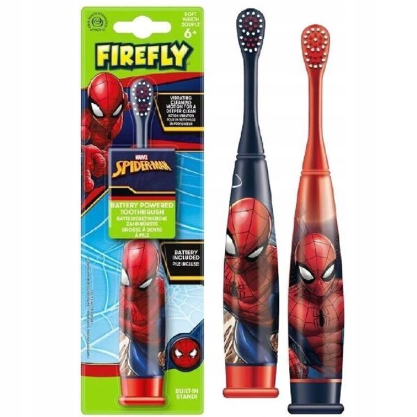 Szczoteczka do zębów SPIDERMAN TURBO Elektryczna Soniczna Dla Dzieci - obrazek 2