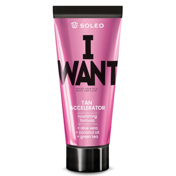 SOLEO I WANT 150ml PRZYSPIESZACZ OPALANIA + BALSAM PO OPALANIU 150ml - obrazek 3