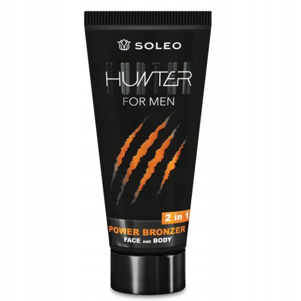 SOLEO HUNTER 150ml BRONZER DLA MĘŻCZYZN + BALSAM PO OPALANIU 150ml - obrazek 3