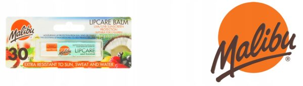 Pomadka Balsam do Ust MIĘTOWA WODOODPORNA Malibu SPF 30 Lip Balm Mint 4g - obrazek 5
