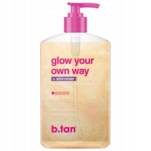 b.tan Żel Samoopalający z Połyskiem DO OPALANIA GLOW YOUR OWN WAY Shimmer 473 ml