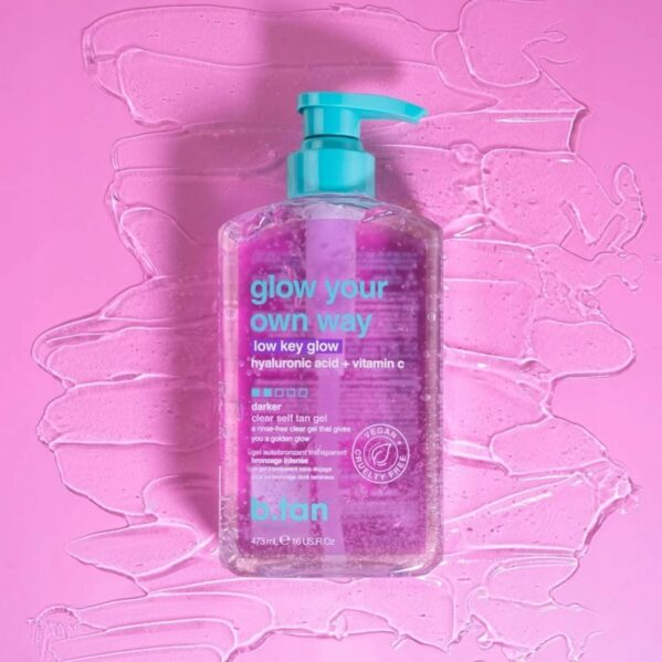 Żel samoopalający B.TAN GLOW YOUR OWN WAY LOW KEY GLOW 473ml - obrazek 4