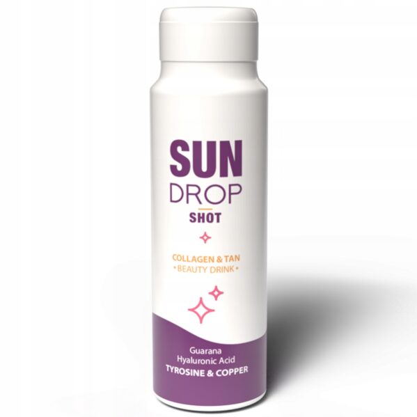 Shot do Opalania SUN DROP Collagen Tan Beauty Drink do PICIA z guaraną 80ml - obrazek 2