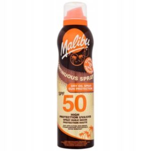 Olejek w Sprayu do Opalania Wodoodporny MALIBU DRY OIL SPF15 175ml